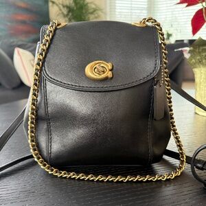 Coach Parker Convertible Mini Backpack – Black